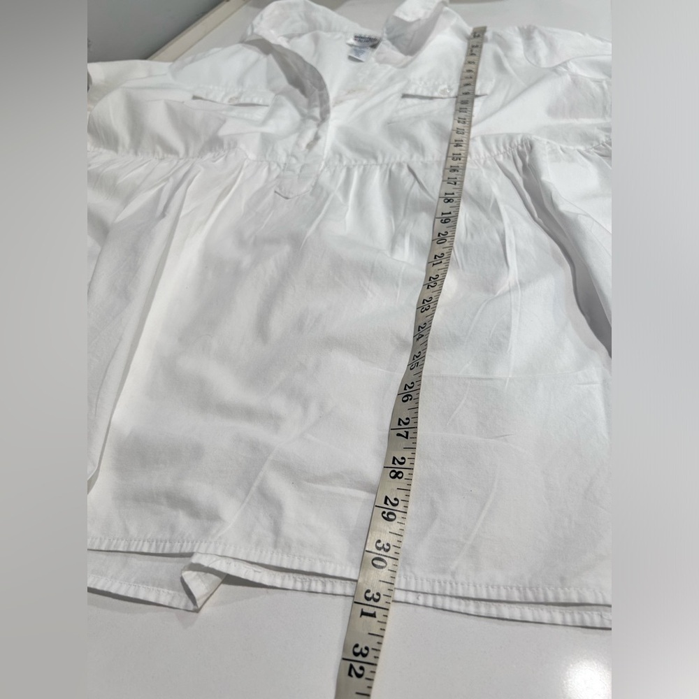 MAINSTREET BLUES white blouse short sleeve size:1X - Picture 13 of 13